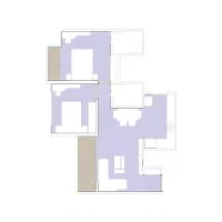 City One Vieorra Kiwale 2 BHK Floor Plan Image